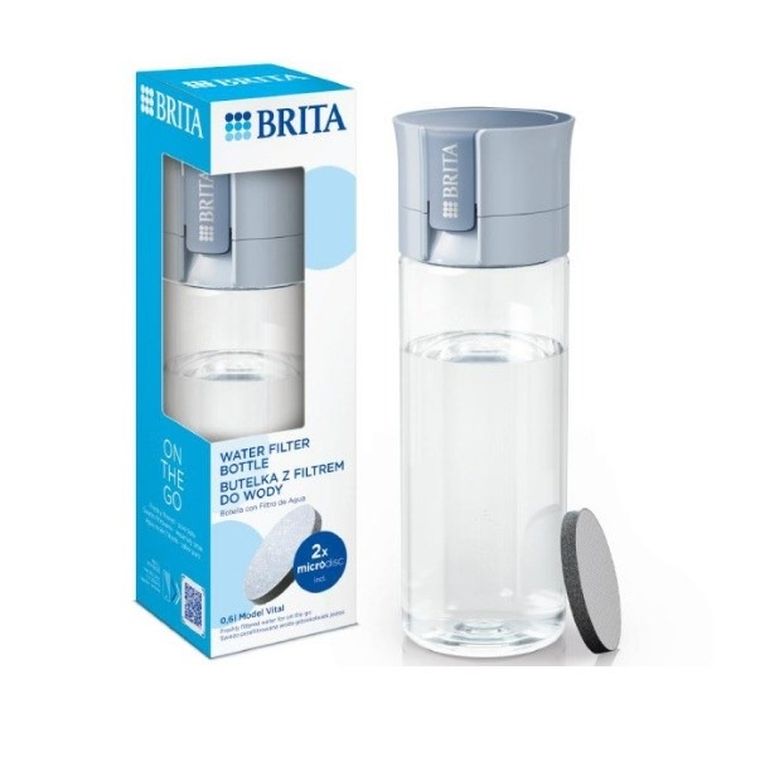 Brita, Vital, butelka filtrująca, błękitna