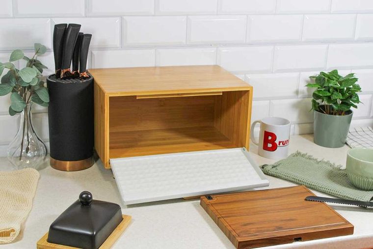 Brunbeste, chlebak, pojemnik bambusowy na pieczywo