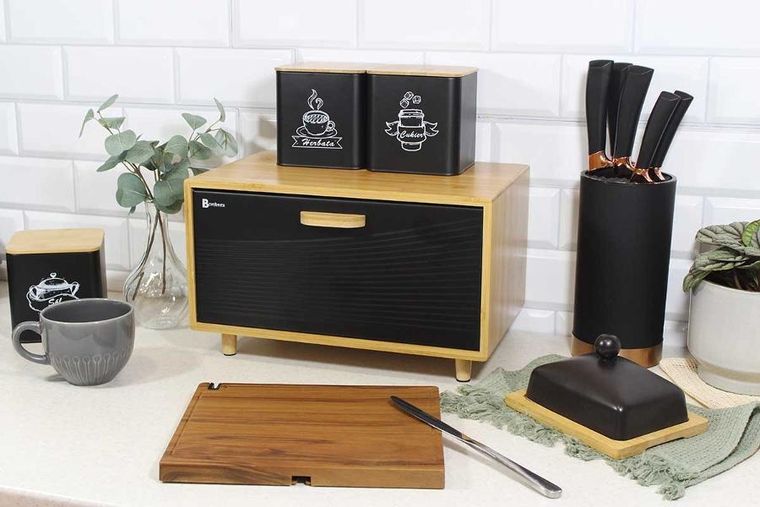 Brunbeste, chlebak, pojemnik bambusowy na pieczywo