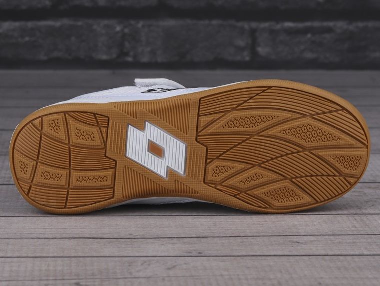 Buty piłkarskie dziecięce, halowe, białe, Whizzer K