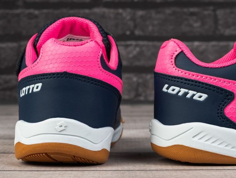 Buty piłkarskie dziecięce, halowe, mix, Lotto Dasher
