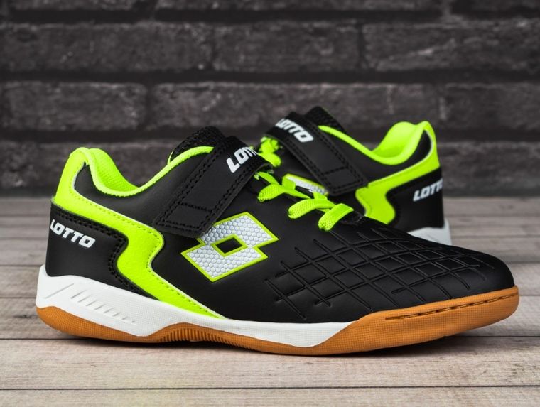 Buty piłkarskie dziecięce, halowe, mix, Lotto Dasher K