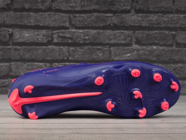 Buty piłkarskie dziecięce, korki, fioletowe, Puma Ultra 5 Match FG/AG