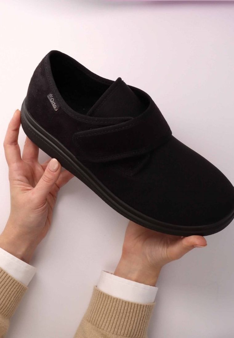 Buty profilaktyczno-zdrowotne damskie, czarne, Dr Orto