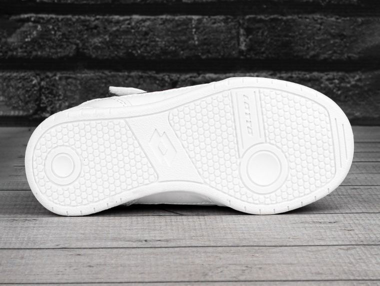 Buty sportowe chłopięce, białe, Lotto