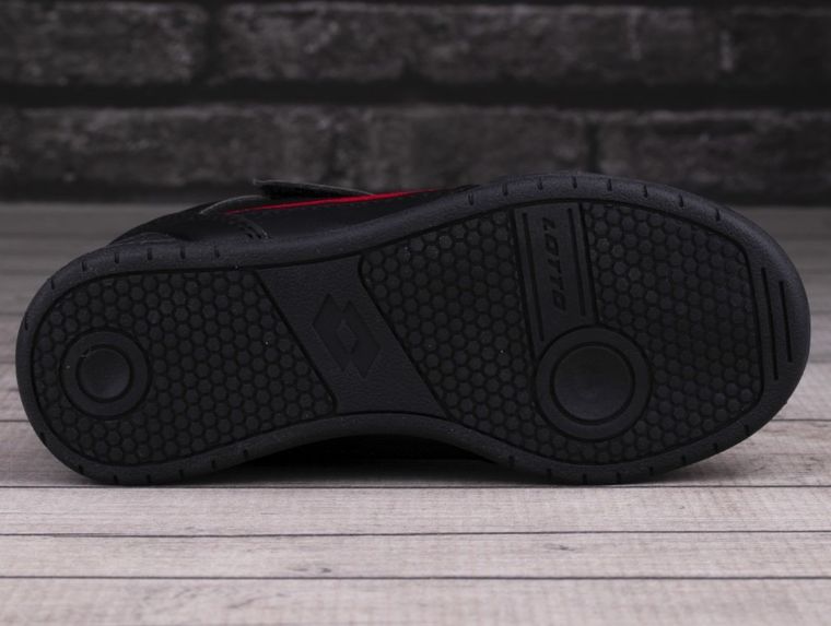 Buty sportowe chłopięce, czarne, Lotto