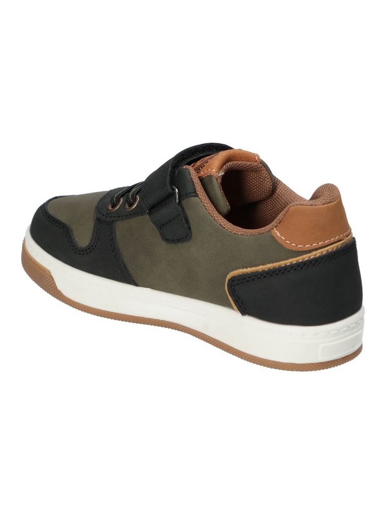Buty sportowe chłopięcie, khaki, skórzana wkładka, American Club