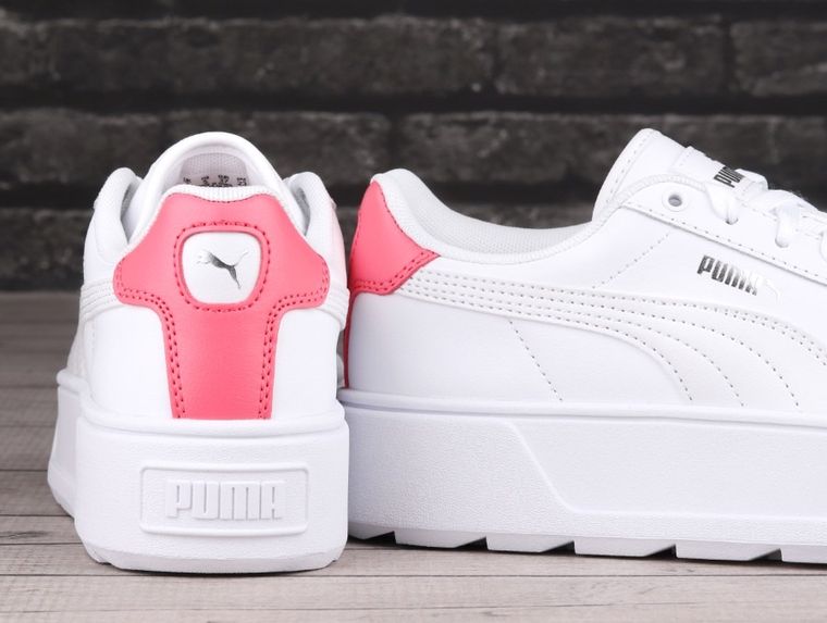 Buty sportowe damskie, białe, Puma Karmen