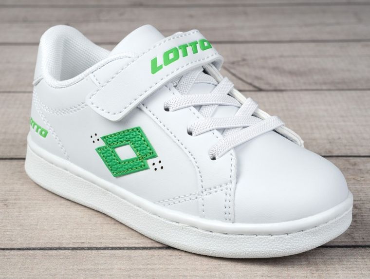 Buty sportowe dziecięce, białe, Lotto Jambol