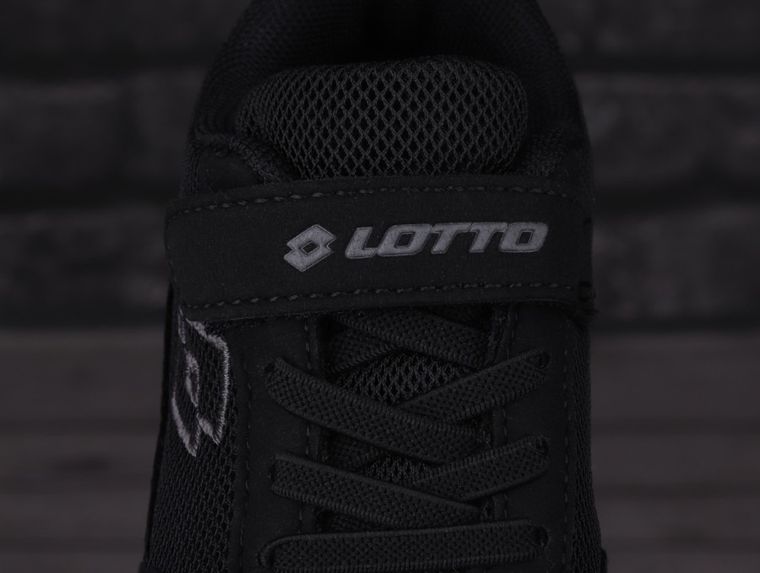 Buty sportowe dziecięce, czarne, Lotto Connect OC K