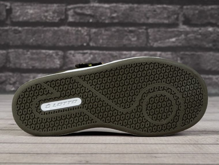 Buty sportowe dziecięce, khaki, Lotto Animol M