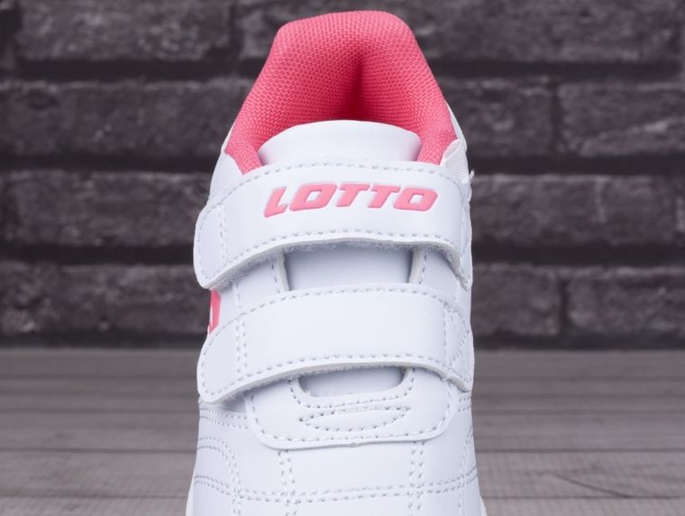 Buty sportowe dziewczęce, białe, Lotto