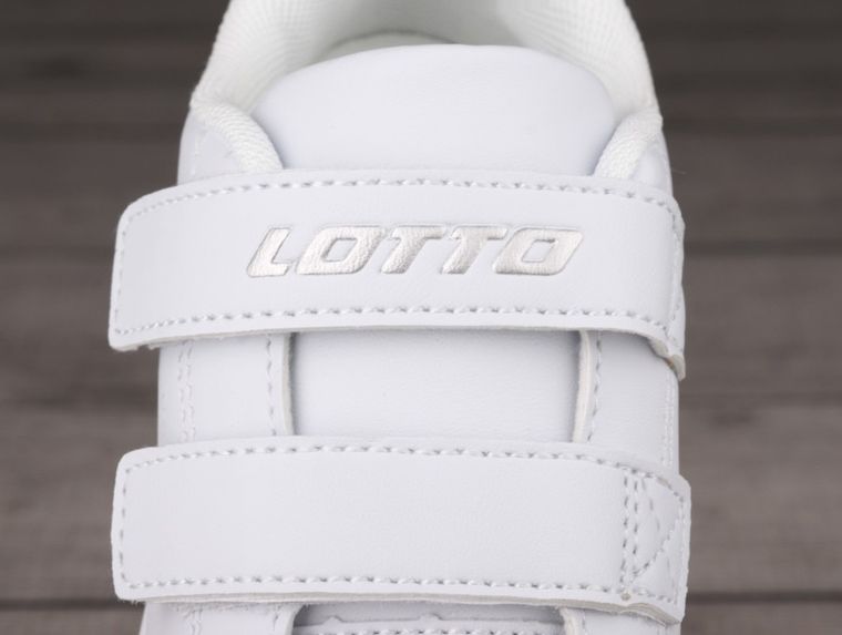 Buty sportowe dziewczęce, białe, Lotto Burgas