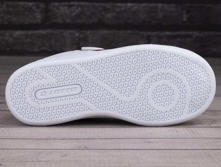 Buty sportowe dziewczęce, białe, Lotto Dampolis GC K