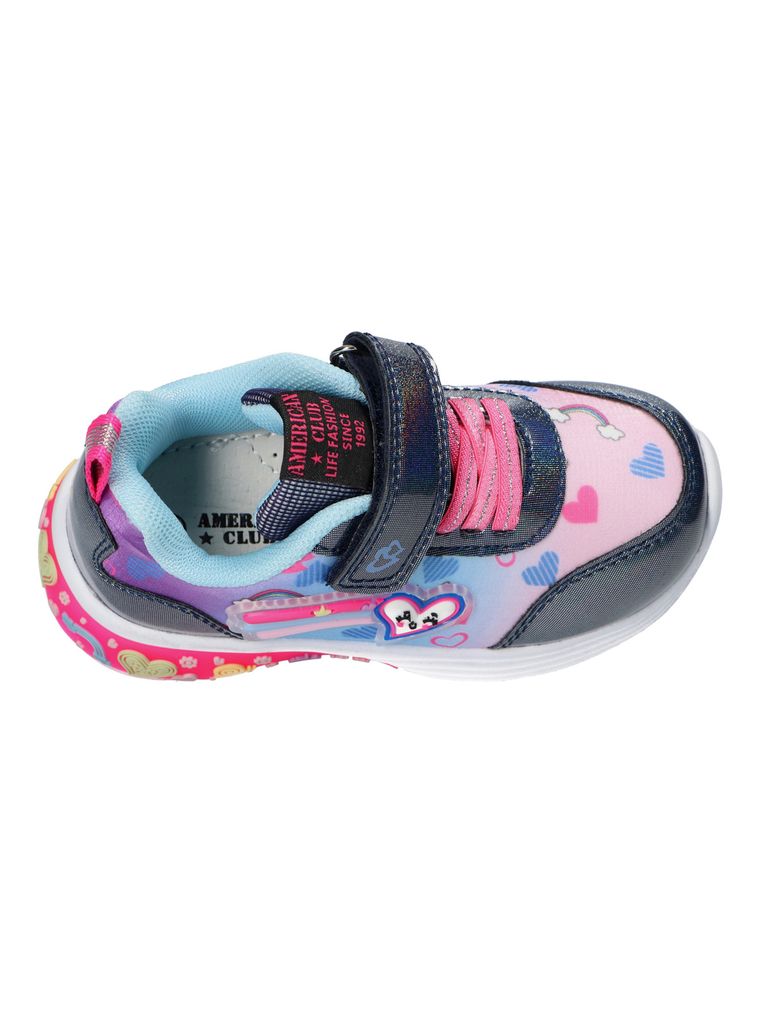 Buty sportowe dziewczęce, różowe, American Club