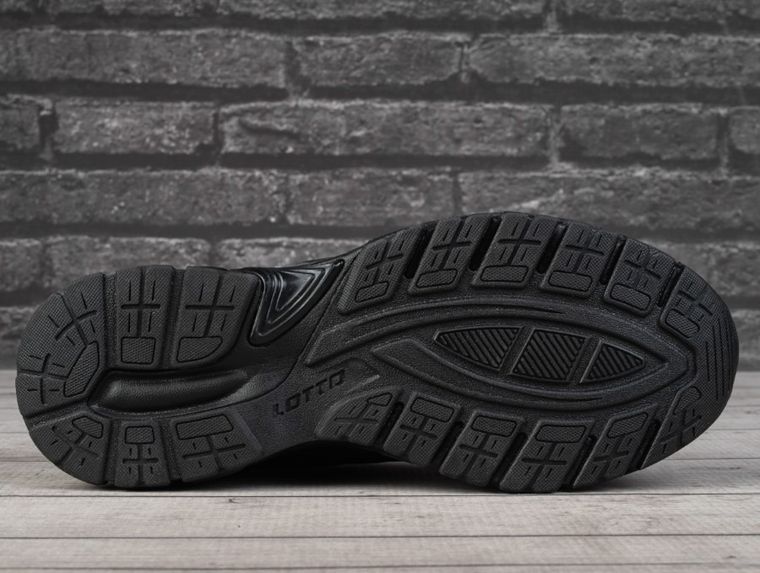 Buty sportowe męskie, czarne, Lotto Akimoto OC