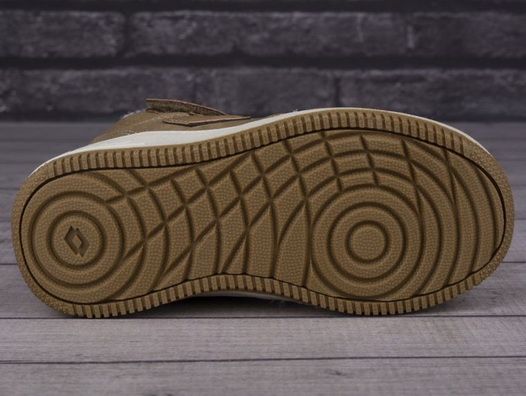 Buty zimowe dziecięce, ocieplane, brązowe, Lotto Paliot Fur K