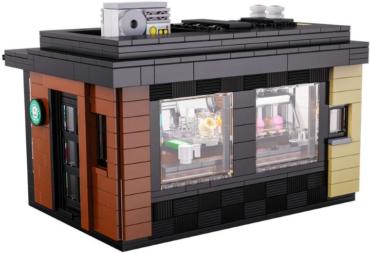 Cada, kawiarnia, klocki konstrukcyjne, LED, 768 elementów