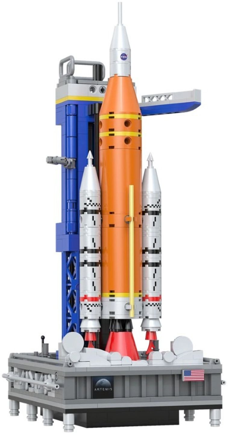Cada, NASA, Artemis Space Launch System, klocki konstrukcyjne, 659 elementów