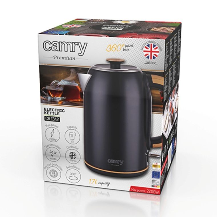 Camry, czajnik metalowy, 1,7l