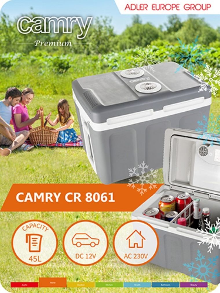 Camry, lodówka turystyczna CR 8061, 45 l