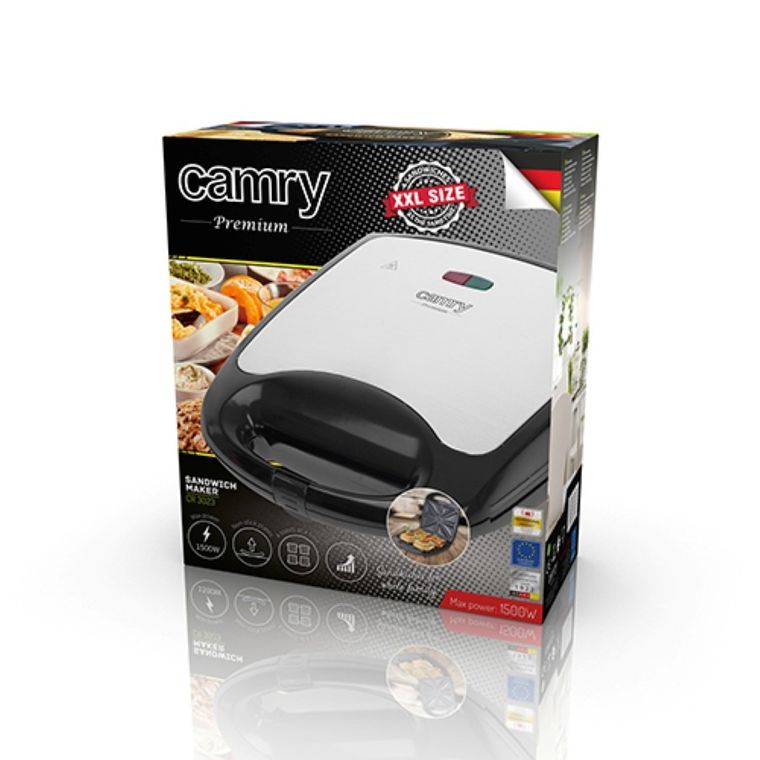 Camry, opiekacz do kanapek, 1100W, CR 3023