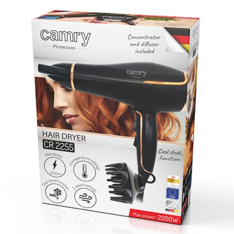 Camry, suszarka do włosów, CR 2255
