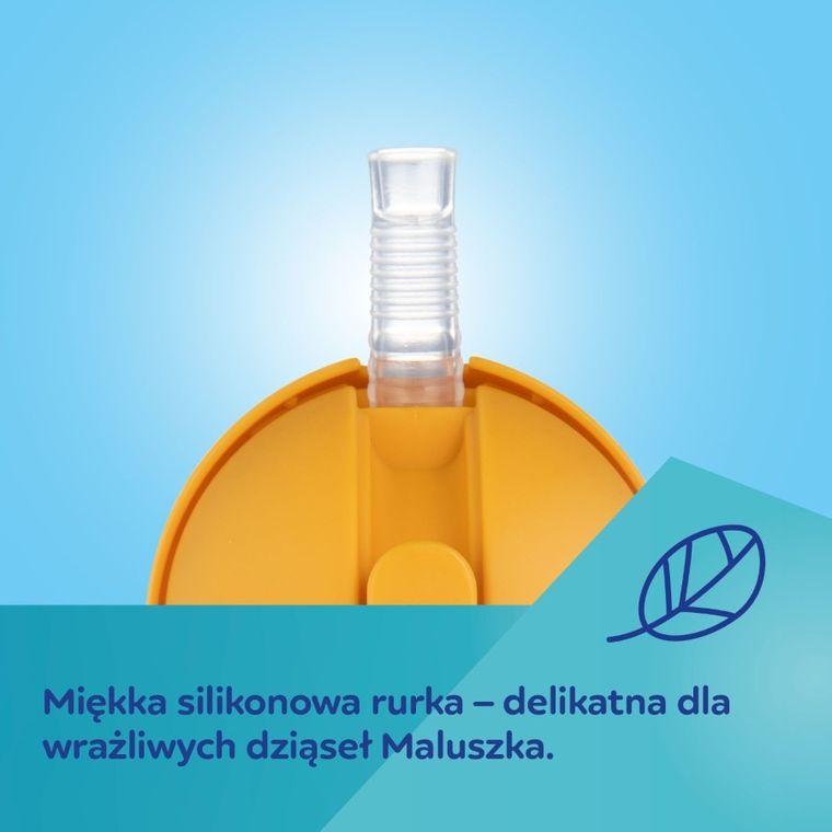 Canpol babies, BabiesBoo, kubek niekapek z rurką i odważnikiem, gepard, 270 ml