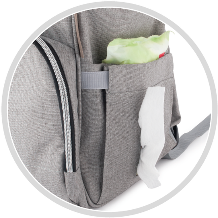 Canpol babies, plecak do wózka, czerwony