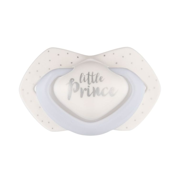 Canpol babies, Royal Baby, smoczek uspokajający, silikonowy, symetryczny, 0-6m, 2 szt., niebieski