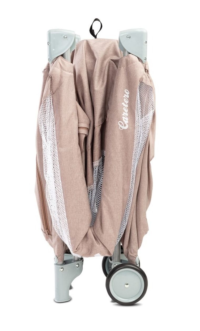 Caretero, Basic Plus, łóżeczko turystyczne, beige