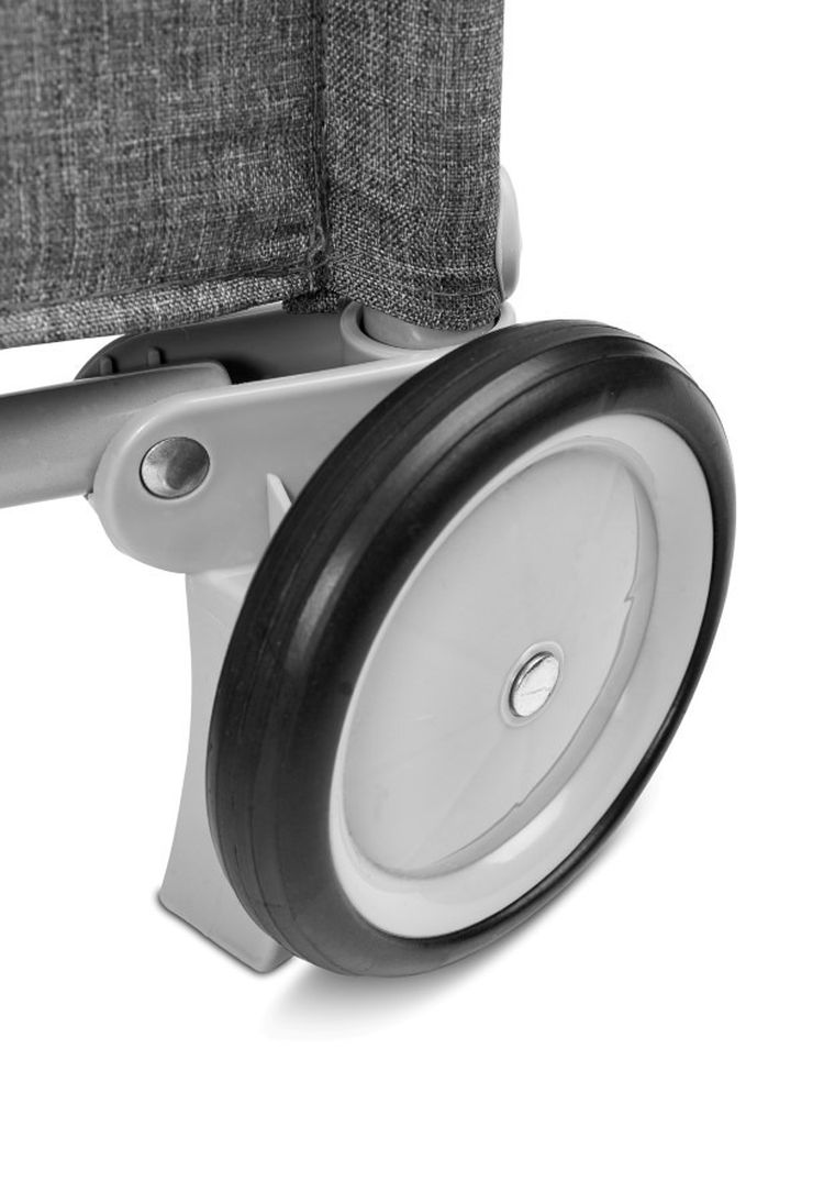 Caretero, Basic Plus, łóżeczko turystyczne, Graphite