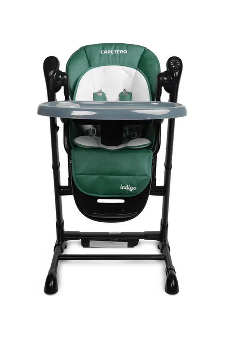 Caretero, Indigo Black, krzesełko + huśtawka, Green
