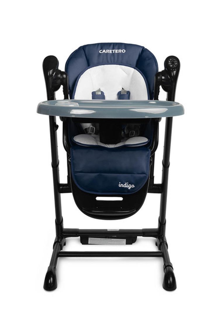 Caretero, Indigo Black, krzesełko + huśtawka, Navy