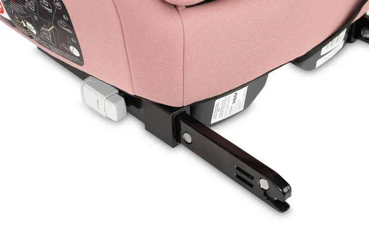 Caretero, Irbis, fotelik samochodowy, podstawka, i-Size, pink, 125-150 cm