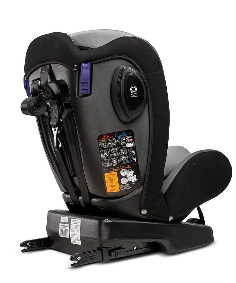 Caretero, Mokki, fotelik samochodowy, isofix, 0-36 kg, graphite