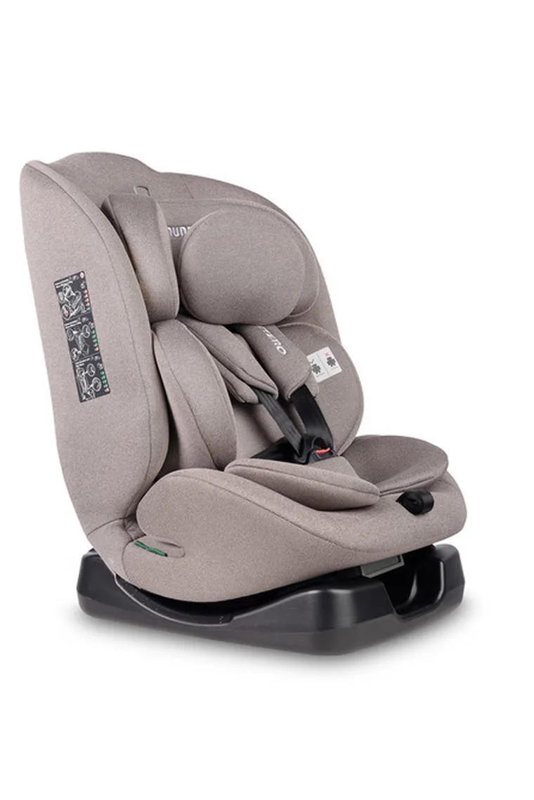 Caretero, Mundi, fotelik samochodowy, i-Size, beige, 40-150 cm