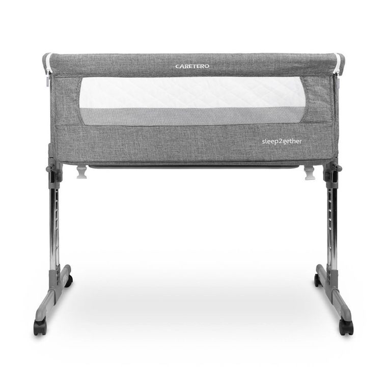 Caretero, Sleep2gether, łóżeczko dostawne, graphite
