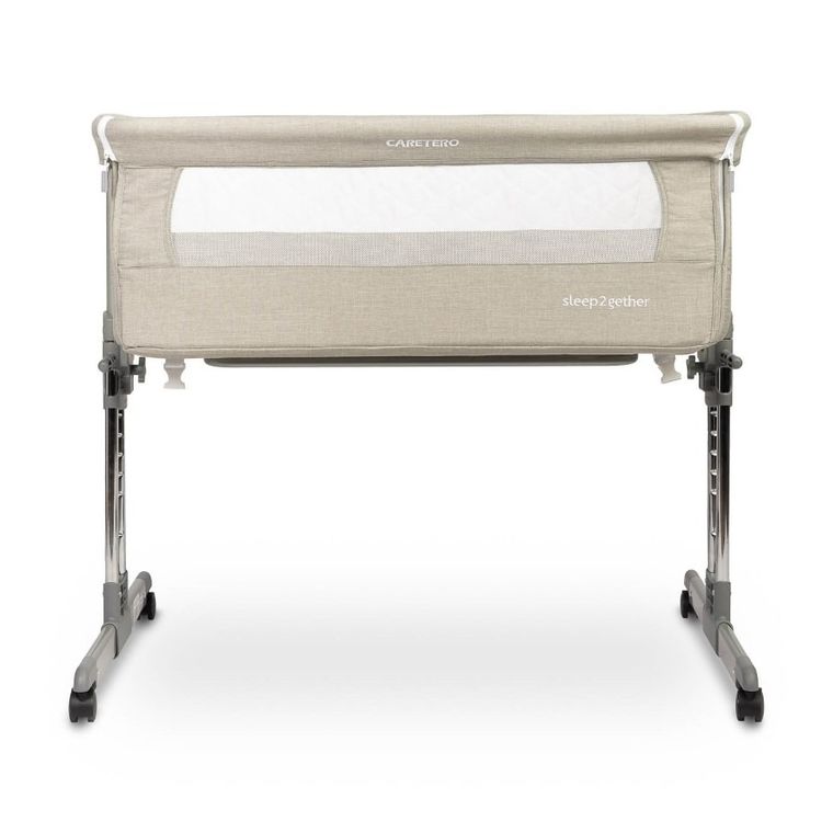 Caretero, Sleep2gether, łóżeczko dostawne, grey