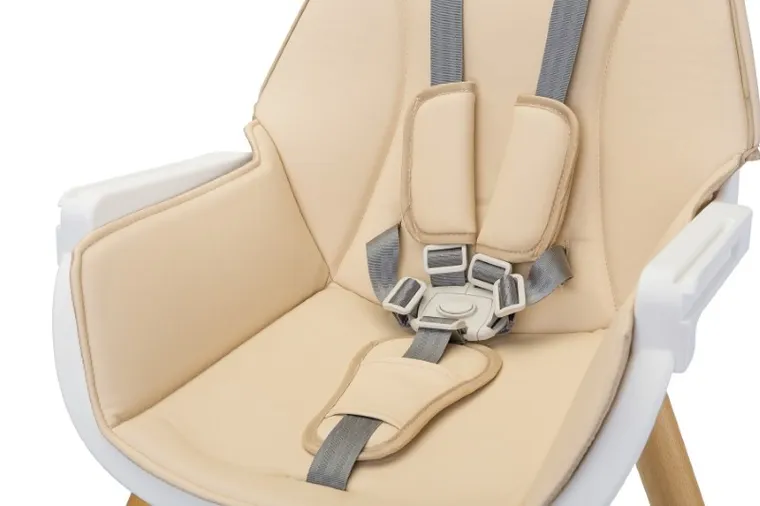 Caretero, Tuva, krzesełko do karmienia, beżowe