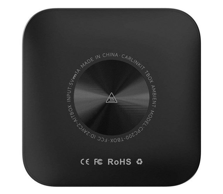 Carlinkit, adapter, Ambient 8GB+128GB, Android 13- 8G/128G, Carplay I Android Auto, czarny