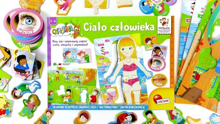 Carotina, Ciało człowieka, puzzle edukacyjne