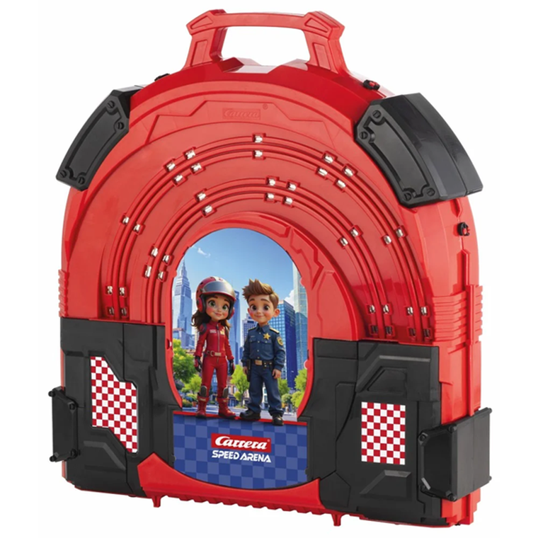 Carrera, Speed Arena, Race in a Case, policja, tor wyścigowy z autami w składanej walizce, 2,7m