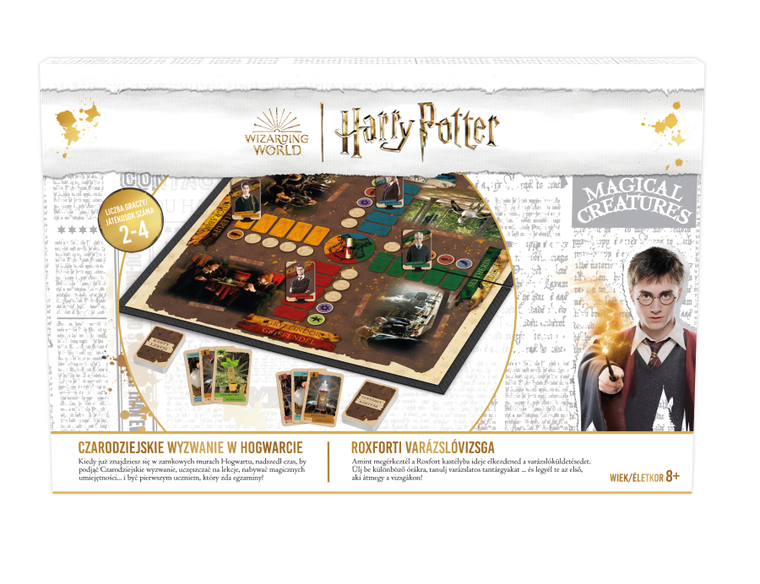 Cartamundi, Harry Potter, Wizardry Quest, Czarodziejskie wyzwanie w Hogwarcie, gra familijna