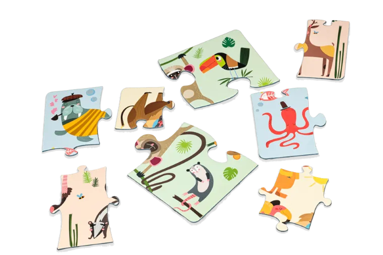 Cartamundi, Into the Wild, Puzzles, 4 układanki