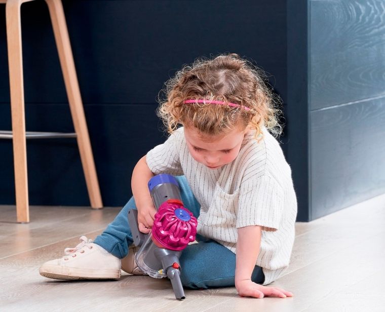 Casdon, Dyson, odkurzacz dla dzieci z dźwiękiem, różowy