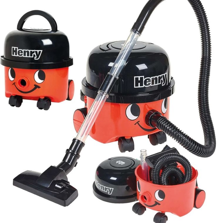 Casdon, Henry, odkurzacz z funkcją ssania, zabawka interaktywna