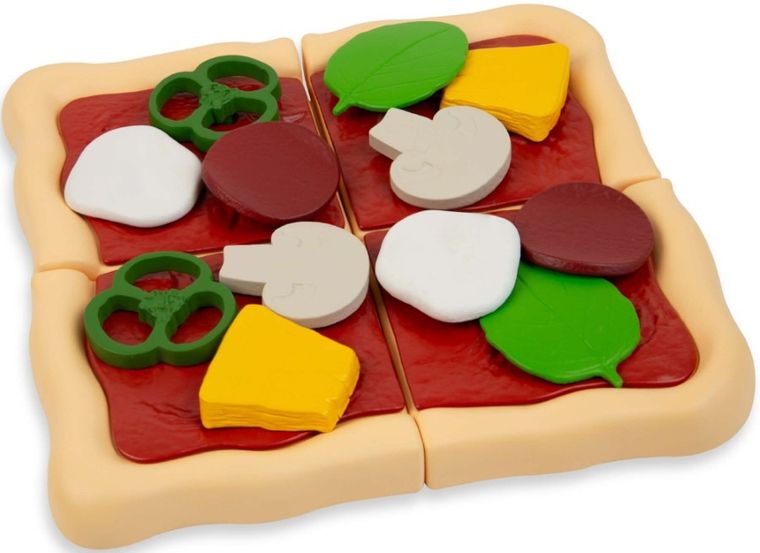 Casdon, pizza do krojenia, zestaw z dodatkami do pizzy