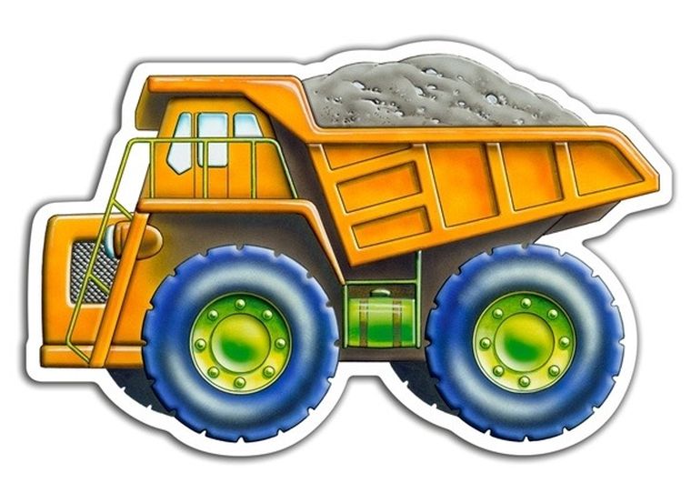 Castorland, Pojazdy, puzzle maxi, konturowe, 4w1