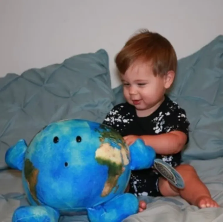 Celestial Buddies Planety, Pluszowa planeta, Ziemia, maskotka, 28 cm